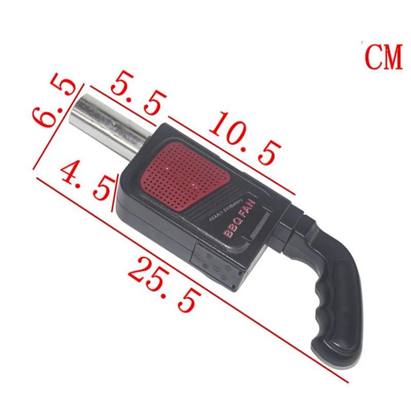 Outdoor Camping BBQ Air Blower Portable Handheld Electric Fan Picnic Cooking Lighter Tool Handheld Barbecue Charcoal Grill Fan
