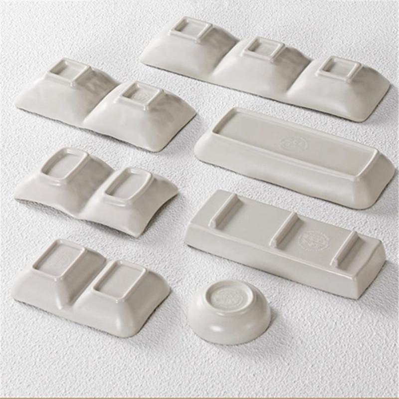 Chinese Pattern Melamine Sauce Dish Hot Pot Seasoning Plate Beautiful Soy Vinegar Spice Condiments Bowls Kitchen Accessories