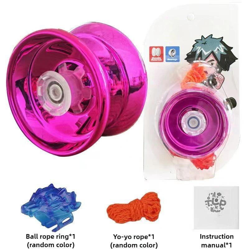Children Beginners Professional Aluminum Metal Yoyo Ball Competitive Yoyoball for Adult Kids Yoyoyoball with Accessories