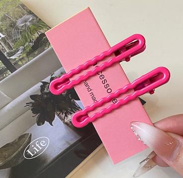 2/4/8pcs Candy Colored Seamless Hair Clip Cute Duckbill Hair Side Clips for Women Girls DIY Hair Accessories