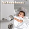 Klamka Stoper do drzwi Silikonowy Wyciszający Podkładka buforowa do klamki Bez wiercenia O-kształtna Podkładka ochronna przed kolizją Zabezpieczenie ściany Akcesoria