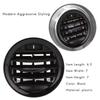 Set of 10 Black Plastic Air Conditioning Vents Compatible with Opel Vauxhall