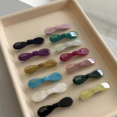 Mosxe Cute Ribbon Hair Pin (13color)