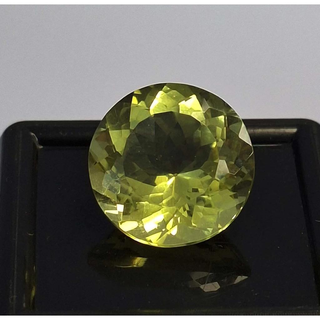 8-10 Ct Natural Light Yellow Citrine Round Cut Stunning Certified Gemstone