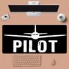 Airplane Sunset Mouse Pad Waterproof Nonslip Desk Mat for Gaming  Office