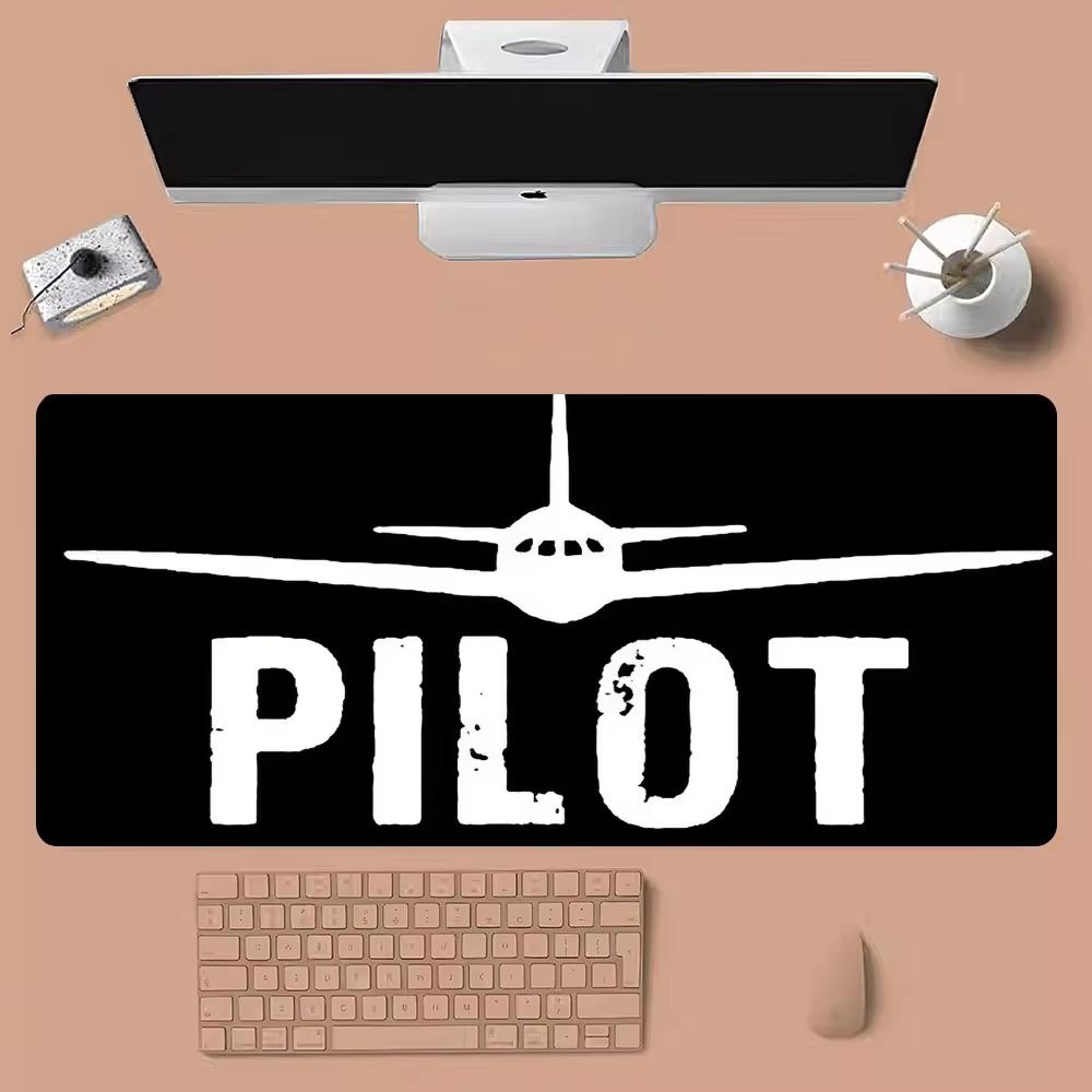 Airplane Sunset Mouse Pad Waterproof Nonslip Desk Mat for Gaming Office