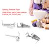 4 pieces metal roller press presser foot for industrial flatbed sewing NaMachines and hvy fabric