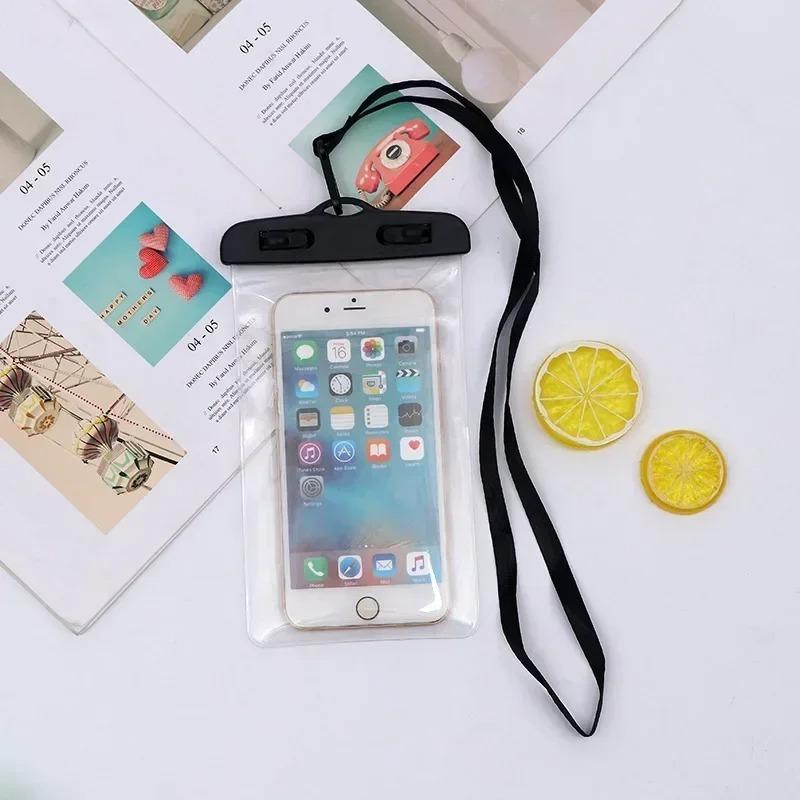 Touch Screen Mobile Phone Waterproof Bag Rafting Swimming Photo Dustproof Seal Dive Bag