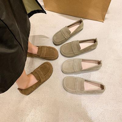 Autumn New Soft-soled Soft-faced Matte Fashion One-pedal Flat-soled Single Shoes Women's Versatile Shoes