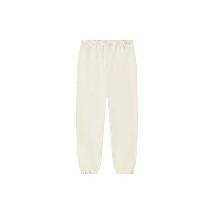 Fila Solid Color Logo Drawstring Straight Leg Casual Pants Women Bottoms White F11W329806FIV