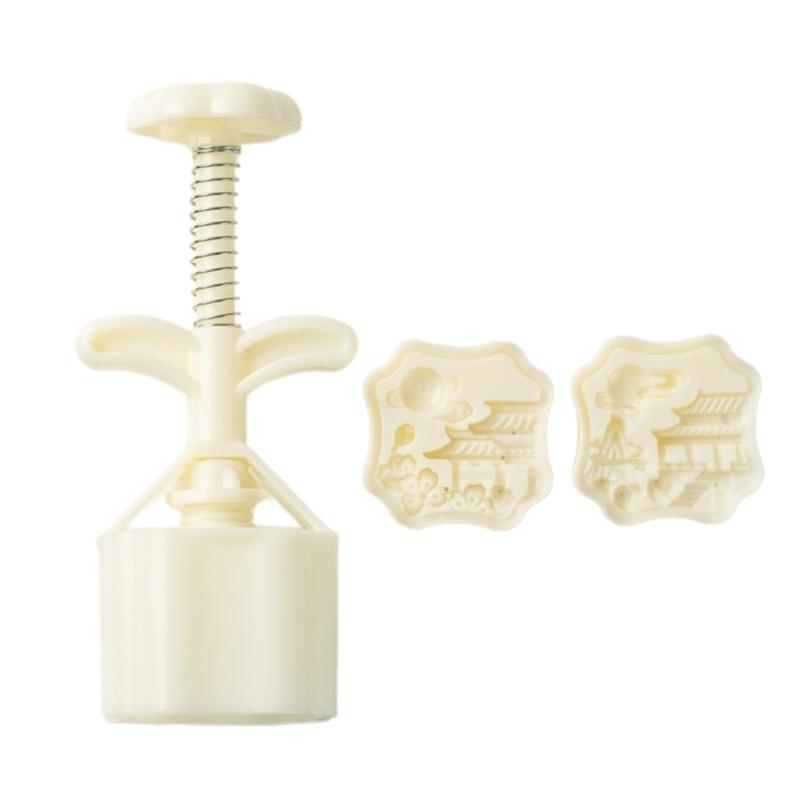 

Mooncakes Mold Pastries Moulds Cookie Stamp for Baking Lover Hand Pressed Traditional Dessert Mold Kitchen Bakewares 1