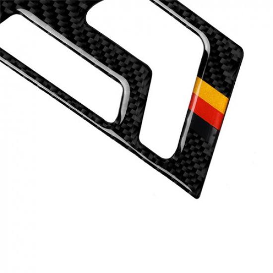 Auto Carbon Fiber Seat Adjust Button Panel Cover Trim B For Benz C Class W204