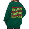 Women's Casual Fashion Long Sleeve Christmas Printed Round Neck Sweatshirt Top