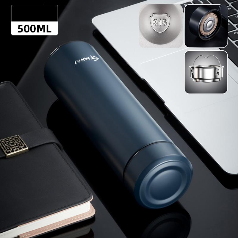 Thermal Mug Intelligent Digital Display Temperature Vacuum Cup 316 Stainless Steel Water Cup Portable Thermos Bottle Tea Infuser