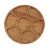 Weihnachts-Serviertablett Lustiges Puzzle-Tablett Holz-Serviertablett Dekoratives Party-Tablett