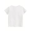 European Sizes Youth Black Short Sleeve Racing Graphic T-Shirt - Casual Crew Neck, Breathable & Comfortable for Outdoor Play