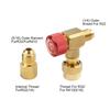 1Pcs Air Conditioning Safety Valve Copper Safety Valve Right Angle Valve Connectors For R22 R32 And R410 Air Conditioning Units