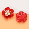 3 Stück Künstliche Perlenblumen-Dekorationen Strassblumen Schmuckzubehör Funkelnde Blumenakzente für DIY Bastelschmuck Brosche Haarschmuck
