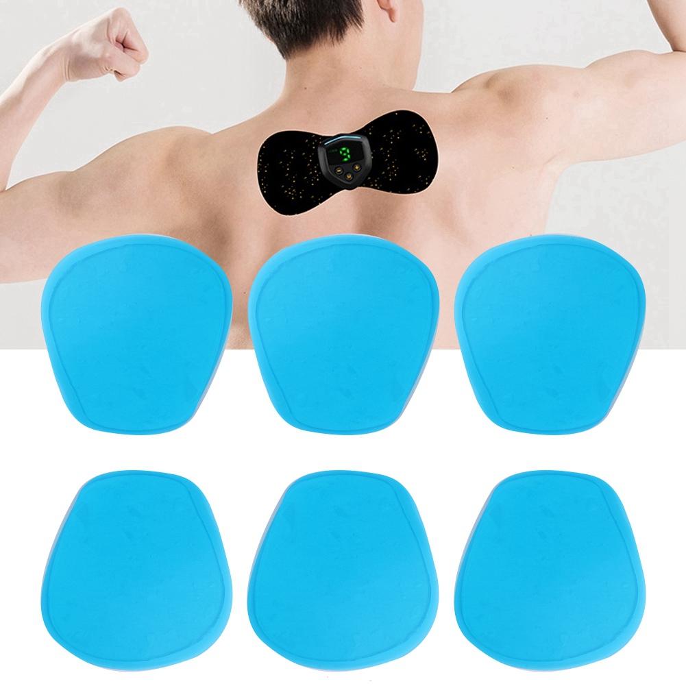 6pcs Electric Neck Cervical Massager Patch Massage Gel Pad Sticker
