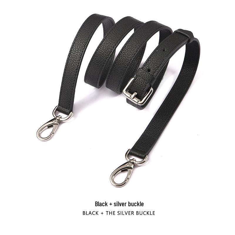 Schwarzer Lychee-Muster Verstellbarer Damen Crossbody-Taschenriemen