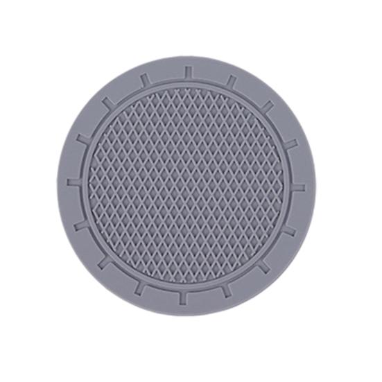 Car Coasters Anti Slip PVC Cup Holder Insert Mats 2.76" Diameter Compact Cup Holders Universal Car Interior Vehicle Accessories