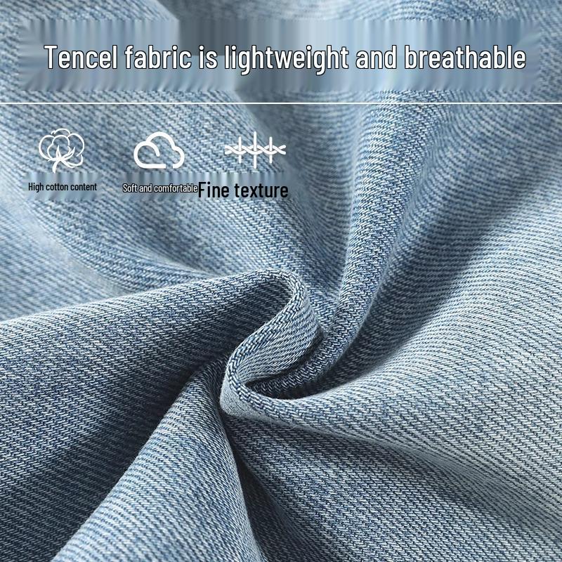 Light Color High Waist Wide Leg Jeans for Women - Spring/Autumn 2025, Pear Shape Slimming Straight Pants