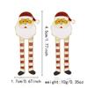 Adorable Oil Drop Long-Legged Santa Claus Tassel Earrings Christmas Unique Women's Jewelry Holiday Outfit Accessory NEW 2025