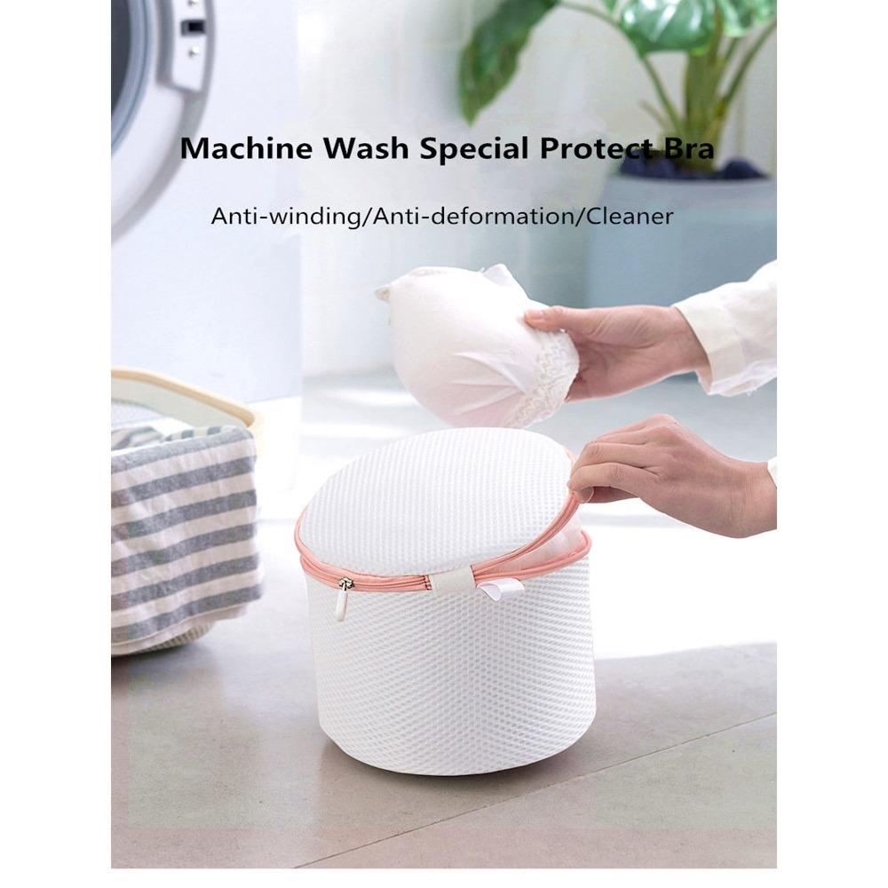 Household Cleaning Accessories Bra Laundry Bag Polyester Zipper Bag New Dirty Clothes Bag