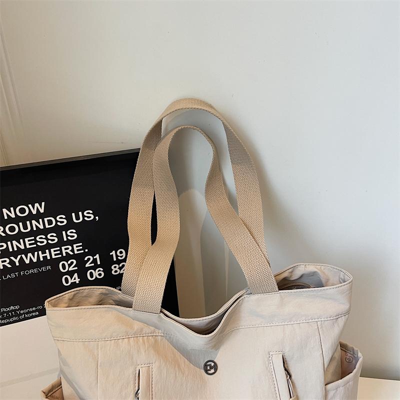 Women's Large Capacity Commuter Tote Bag Student Class Shoulder Bag