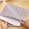 Elegant Envelope File Organizer Document Protector Button Folder Portable Data Bag  Students