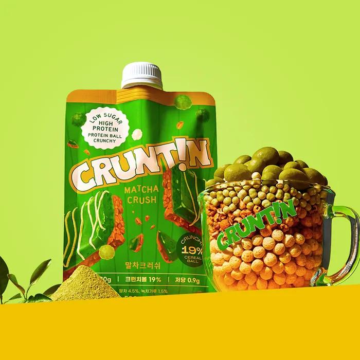Crunteen Crunchball Protein Shake 5-Box Variety Pack 50g x 25 Packs