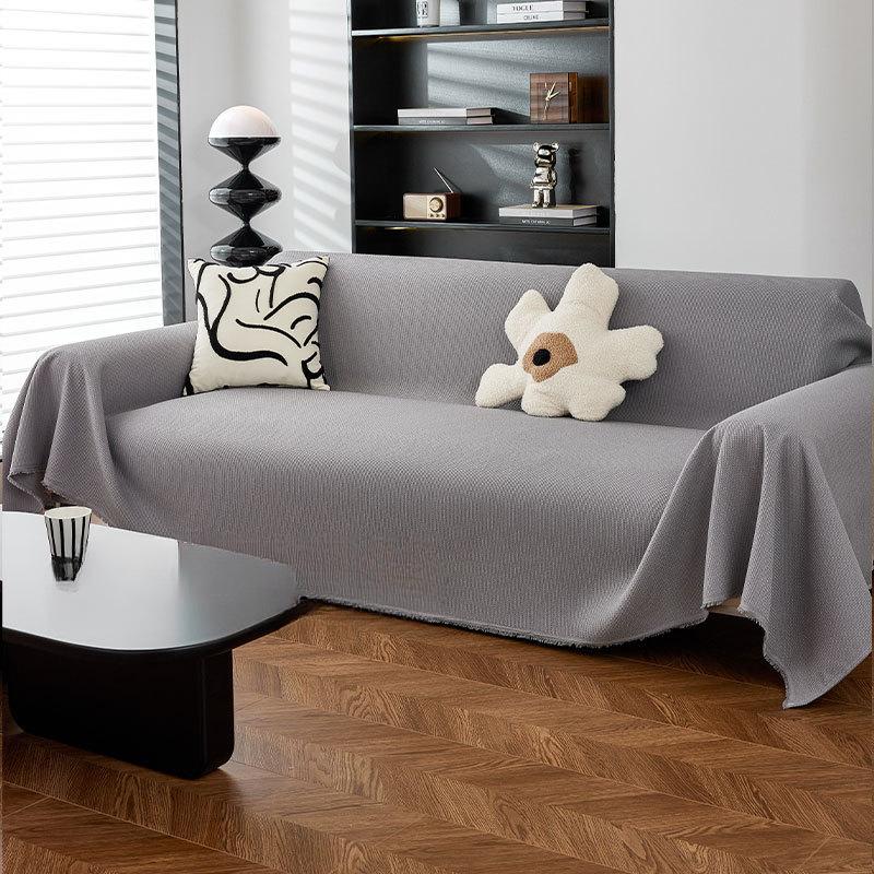 

Полотенце для ленивого дивана в японском стиле, чехол, черное вафельное водонепроницаемое одеяло для дивана, универсальная ткань для дивана на четыре сезона 180*90