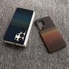 Slim Frameless Carbon Fiber Pattern Plastic Magnetic Case For Samsung S26 S25 S24 Ultra Plus For Magsafe Wireless Charge Cover