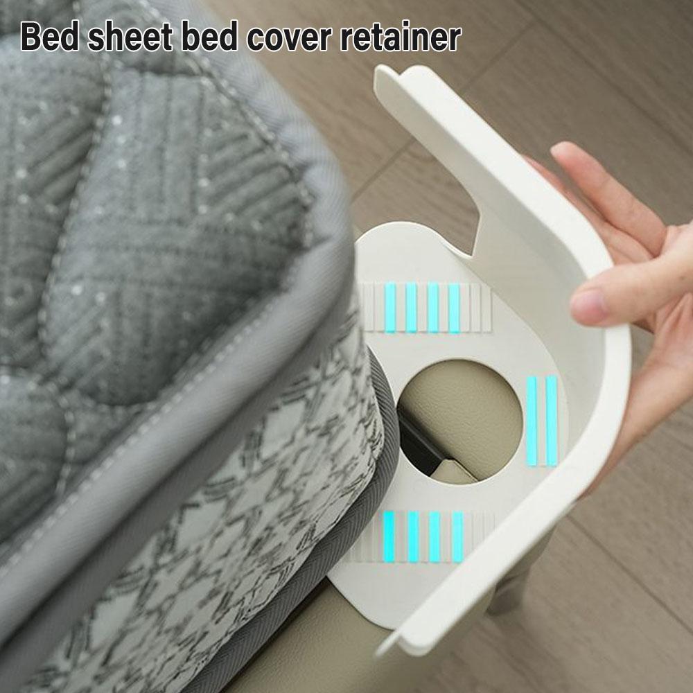 4pcs Invisible Sheet Bed Cover Fixer Multifunctional Fixed Clip Safety Pinless Sheet Bed Sheet Anti-shift Fixed Magi C Weapon