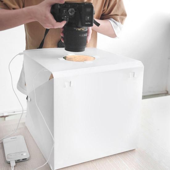 Dual Color Backdrop LED Light Photography Photo Studio Box Softbox Shooting Tent