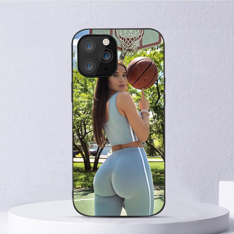 Husa de telefon sexy Lana Rhoades pentru iPhone 11 12 Mini 13 14 Pro XS Max X 8 7 6s Plus 5 SE XR Shell