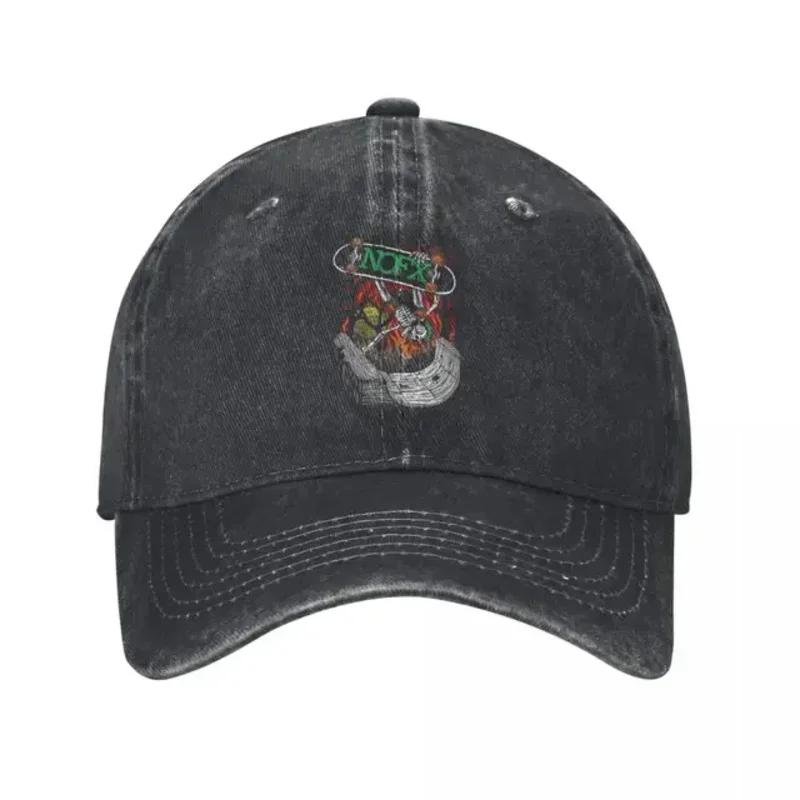 Lässige Nofx Söldner Vom Ufo Baseballkappe Unisex Abgenutzte Baumwolle Snapback Mütze Punk Rock Band Outdoor Verstellbare Hüte