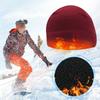 Snowboarding Compatible Sports Fleece Windproof Beanie Running Friendly