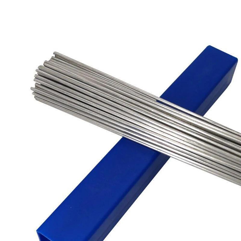 10 Stück Niedertemperatur-Schmelz-Aluminium-Schweißstäbe Schweißstäbe Gefüllter Draht 2mm Stab Lot zum Löten von Aluminium Ohne Lötpulver