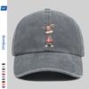 Pc Pcs Adjustable Rabbit Print Trucker Cap for Men  Women  Lightweight Washed Vintage Baseball Hat with Rabbit Design Suita