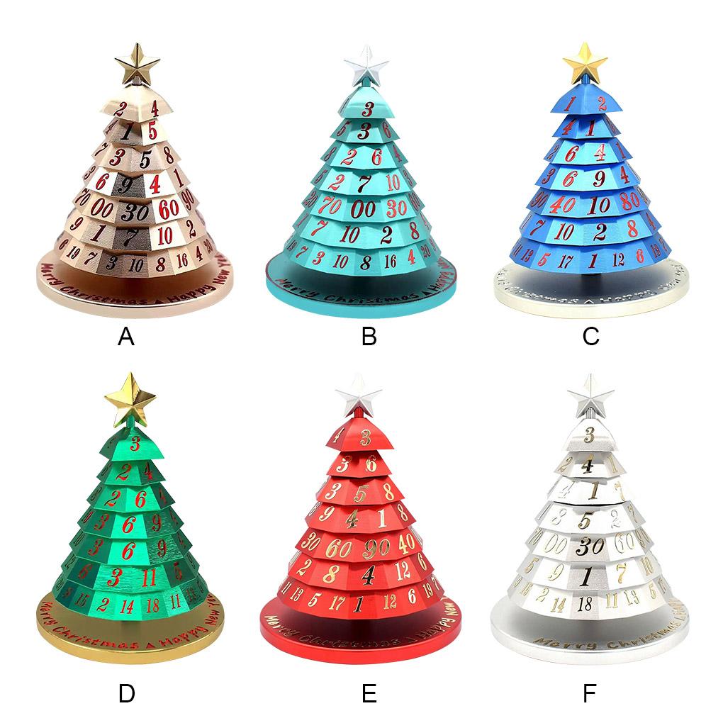 Christmas Tree RPG Cube Toy Xmas Decoration Ornament Party Roles Play Game Prop for Kids Adults