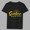 Men's Classic T-shirt Casual O-neck Inspirational Youth Phrase Printing Pattern Series Commuter All-match Breathable Black Shirt