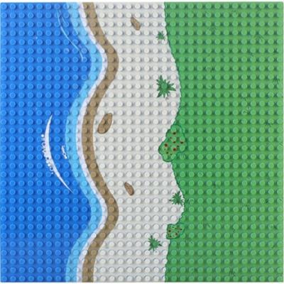 Hracia doska Yogo LEGO Point 25,5 cm x 25,5 cm, rovná pláž