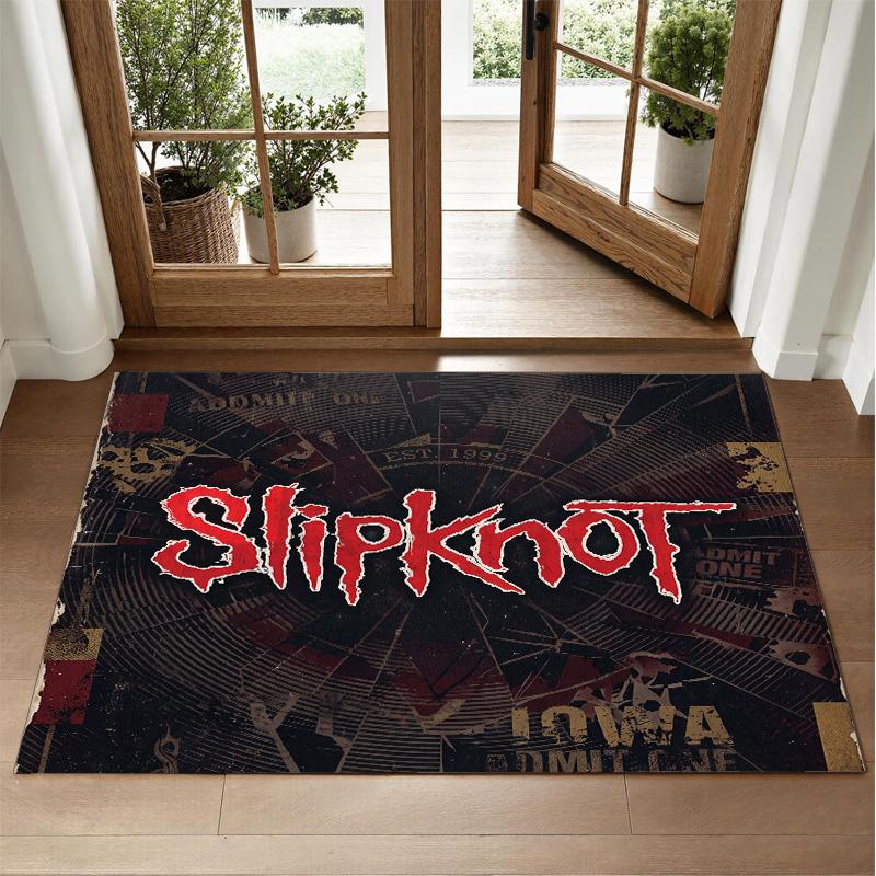 Slipknot Design Crystal Velvet Rug Soft Decorative Mat for Bedroom Entrance