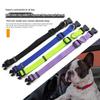 Adjustable Solid Color Polyester Pet Collar with Alloy Buckle for Cats and Small-Medium Dogs