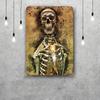 skeleton Vintage Tin Sign Home Decor Wall Decor Art Wall Mural Room Decoration Decor Retro Metal Sign Plate Bar Posters