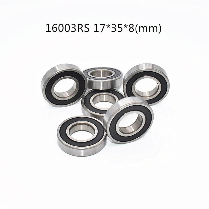 

chrome steel rubber Sealed Bearings 1pcs 16003RS 17*35*8(mm)