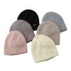 Korean Versatile Plus Velvet Plaid Sequins Piled Hat Autumn and Winter Literary Retro Cold Proof and Warm Hat Outdoor Cold Hat