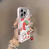 Cute strawberry puppy colorful magnetic suction for Apple 16/15iphone13XR/MAX Huawei mobile phone case