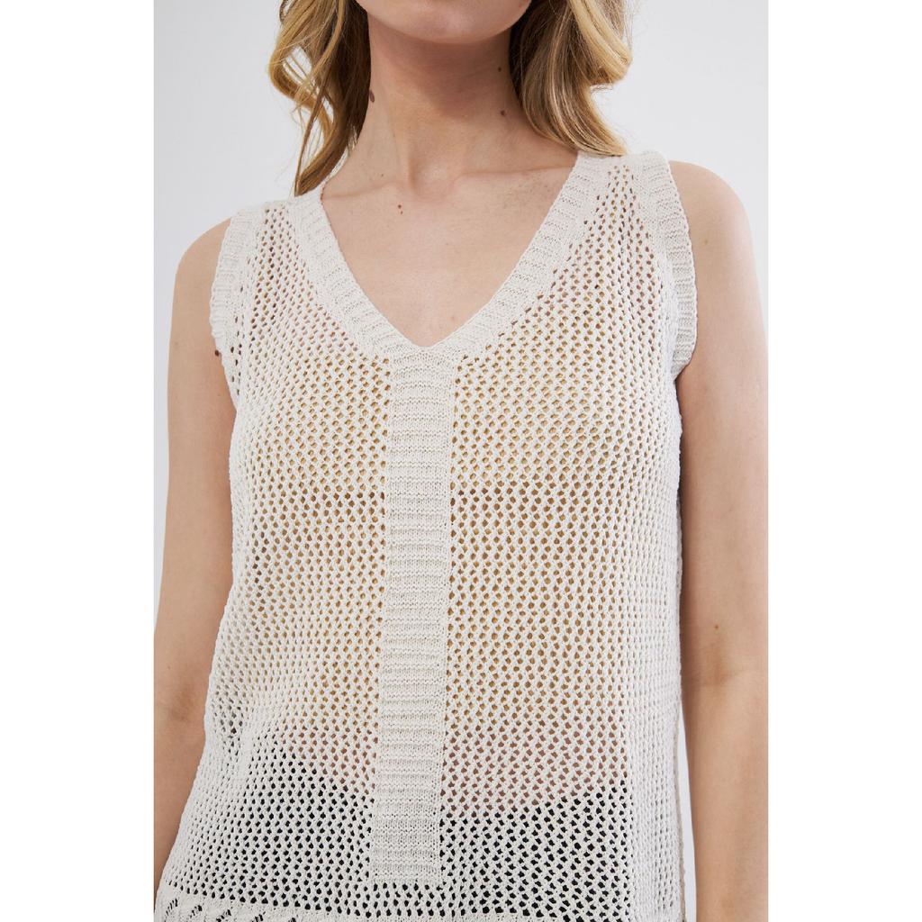 Women's Openwork Knitwear Long Sweater Tunic